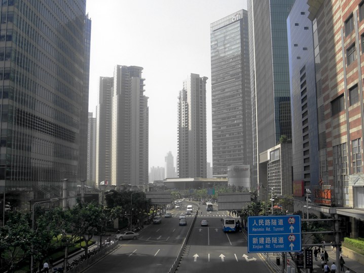 shanghai city centre