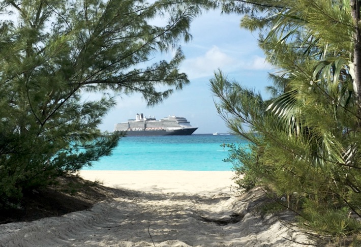 half moon cay view