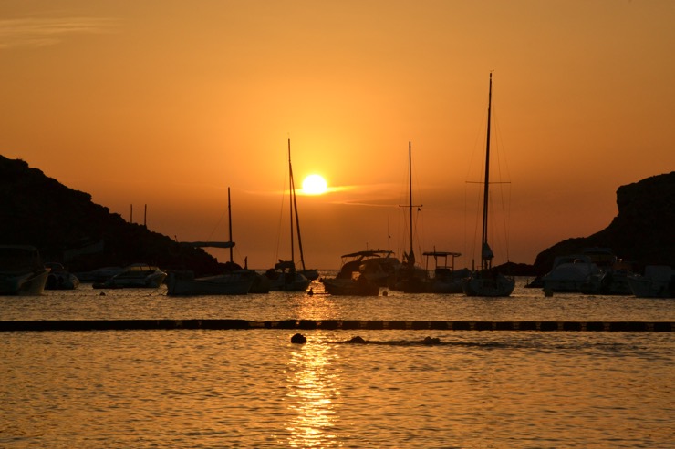 Cala Vedella sunset