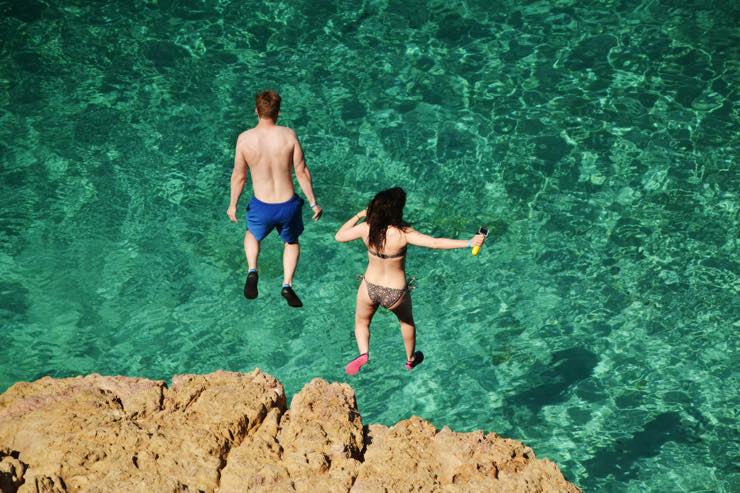 cala saladeta water