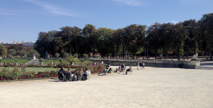 jardin luxembourg autumn