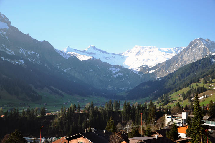 adelboden morning view