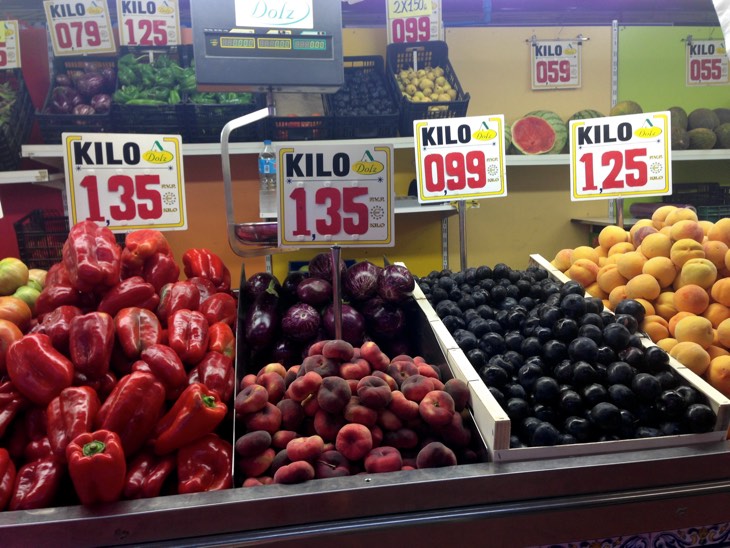 mercado valencia fruta