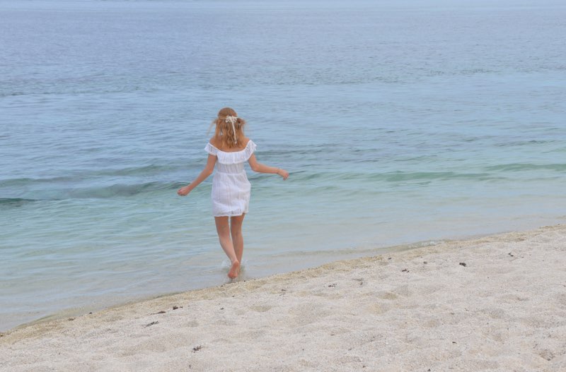 white sand beach mauritius