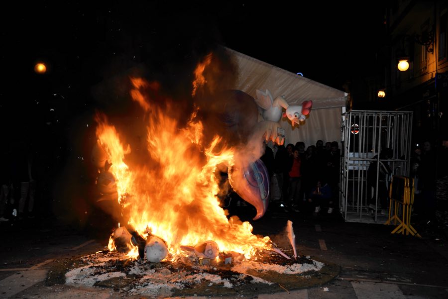 big fire las fallas 2017