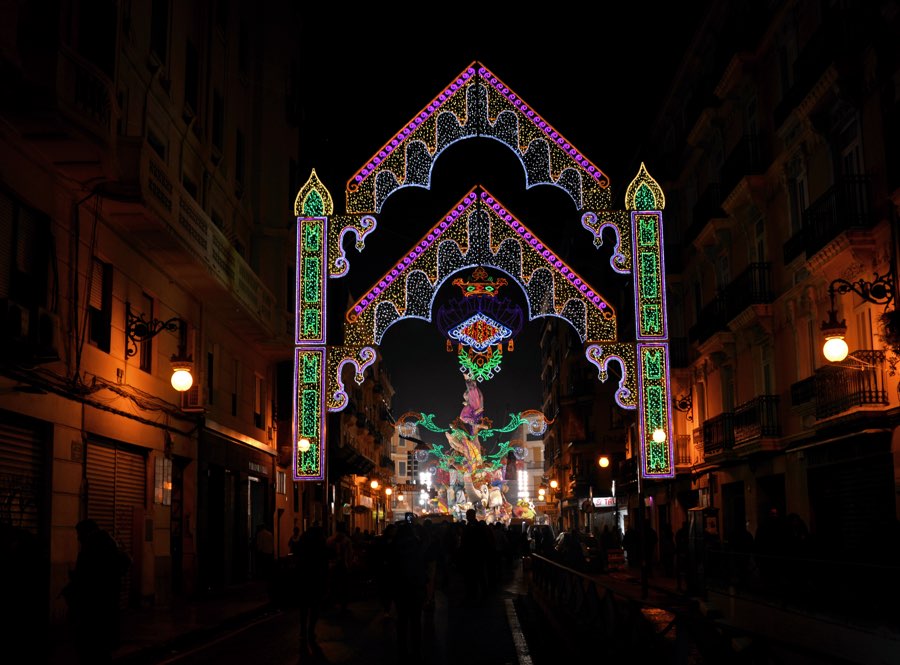 illumination las fallas 2017