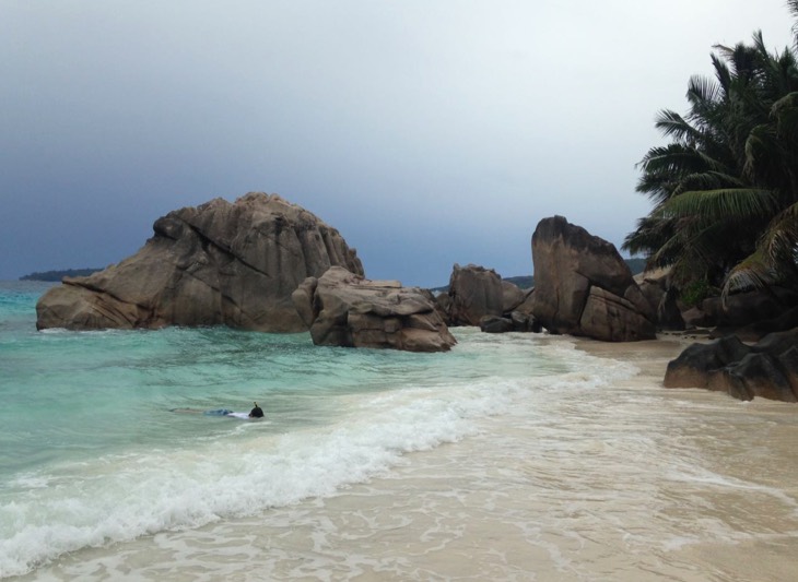 snorkling la digue