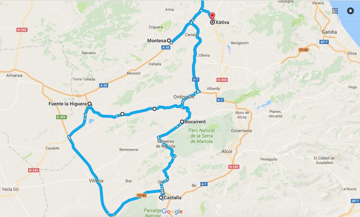 winery route valencia